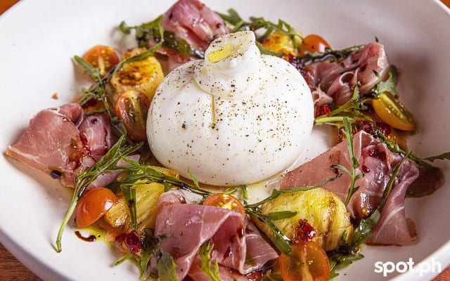 osteria antica, burrata